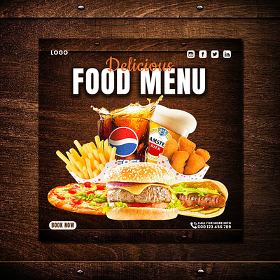 FOOD POST DESIGN food photoshop post social media post design