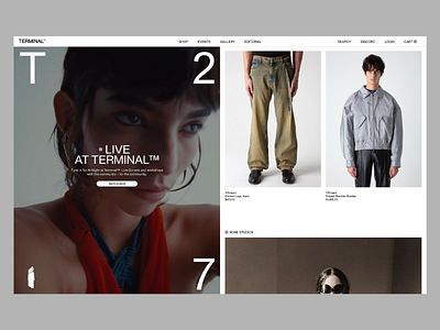 Fashion Retail Web Design clothing retail digital fashion ecommerce editorial layout fashion retail fashion website immersive layout interactive ui luxury design online store product grid product showcase shop interface shopping stylish design ui design ui layout user interface ux design web design