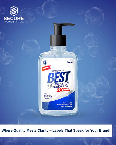 Social Media Post Design for Secure Polymers branding graphic design