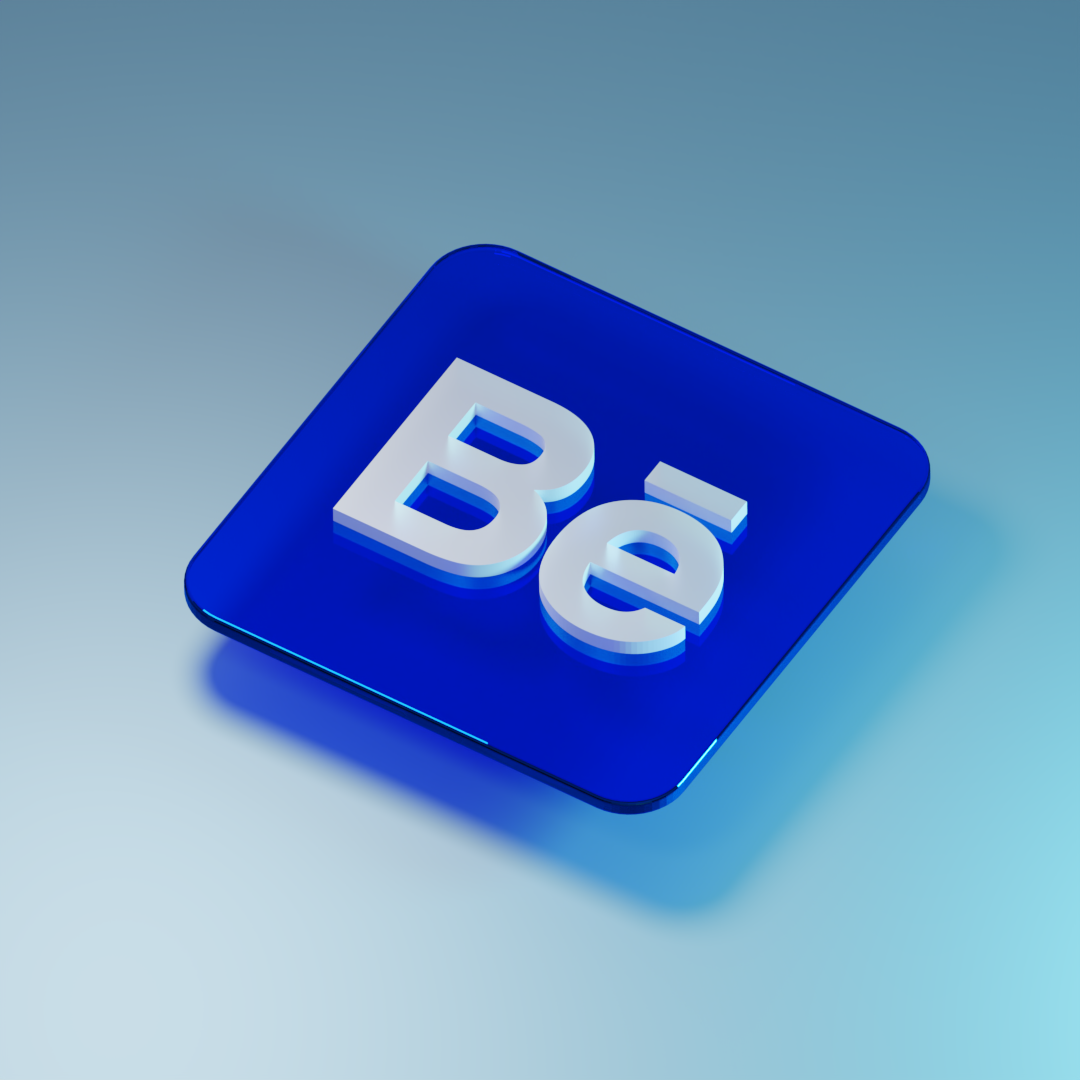 Behance logo 3d 3d art b3d blender blender 3d blender 3dart blender3d cyclesrender design glass graphic design illustration render