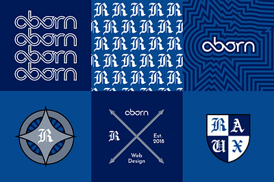 Aborn Web Design Logos branding design graphic design illustration logo typography ui ui design vector