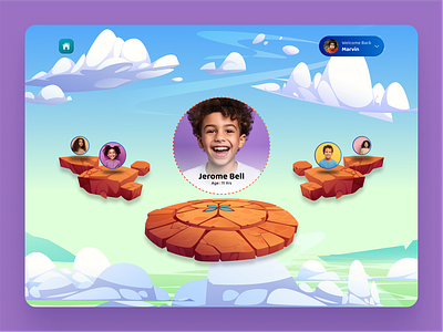 Children Learning App 3d branding motion graphics ui