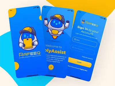 AI Companion App animation branding graphic design logo