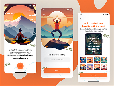 Affirmation App animation branding graphic design
