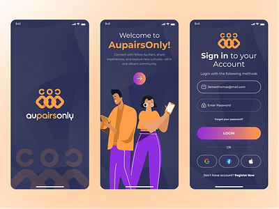 Connections App animation branding motion graphics