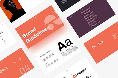 Coral | Brand Guidelines Template brand brand book brand guide brand guideline brand guidelines brand guidelines template brand identity brand manual brand style guide branding branding guide design logo design style guide