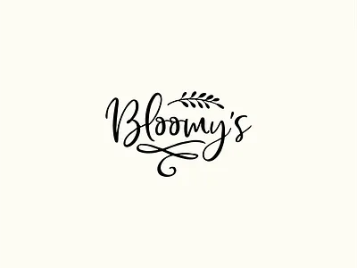 Logo Design for Bloomy's art blogo bloom branding concept custom customlogo design freelancer graphic design illustration logo unique