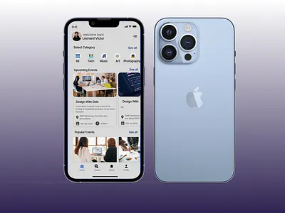 Creative Personal Dashboard UI – Interests, Events & More ui