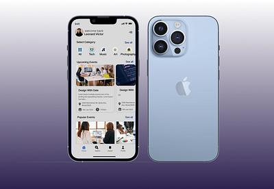 Creative Personal Dashboard UI – Interests, Events & More ui