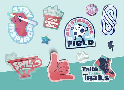 Personal Brand Stickers - 2 art design digital art illustration illustrator personal brand procreate sticker