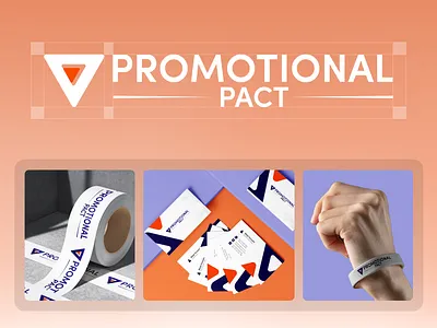 🔷 Promotional Pact — Bold, Scalable Brand Identity 3d animation brand identity brand system branding creative agency graphic design logo logo design modern branding motion graphics stationery design typography design visual identity