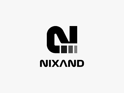 Nixand - Logo design, startup abstract logo branding lettering logo logo design logo letter logotype minimalist logo modern logo monogram simple logo startup logo typography