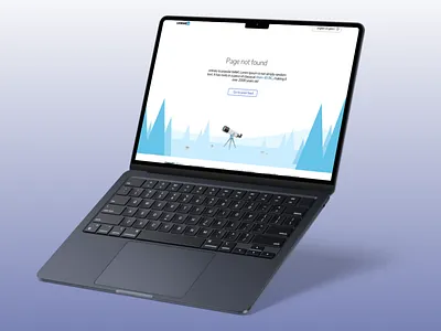 LinkedIn-Inspired 404 Page – Desktop UI