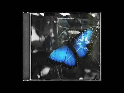 Chaos Theory - CD Album Cover Design album album cover artist for hire butterfly cd artwork cd cover art cd packaging creative design designer for hire graphic design merchandise mock up design mockup music nature photo editing photography textures typography