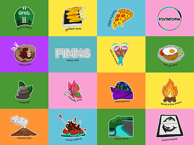 Illustration / Card Game / Bali / Website bali bali map corn illustration dolphins gojek grab graphic design illustration map pizza pizza illustrations pool illustration ui volcano illustration youthtopia