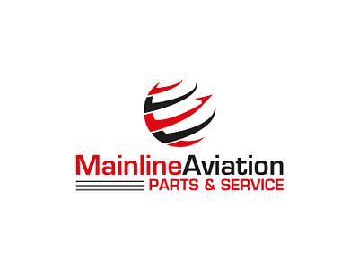 LOGO DESIGN - MAINLINE AVIATION branding catchy commercial custom design functional graphic design graphics illustration logo logodesign ui ux vector