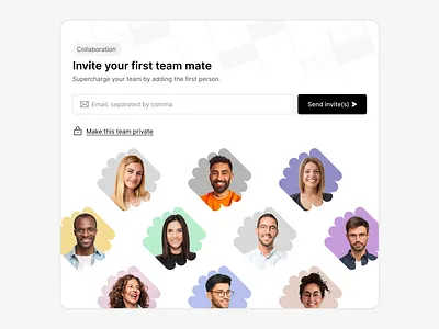 project invite design system component app application cards collaboration component design design system interface invitation invite invite component product product design settings software teams ui ux uxui web app