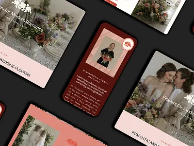 Romantic Florist Website Design florist flowers fun website pink website