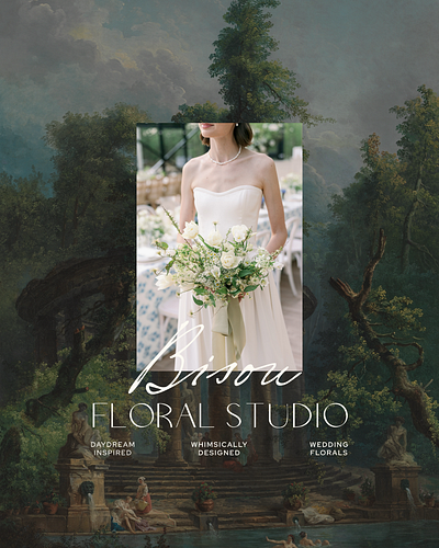 Chic Wedding Florist Branding chic brand elevated brand florist high end branding luxury logo wedding wedding brand wedding design wedding logo