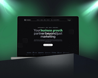Marketing Agency Website Design | UI UX design marketing ui website