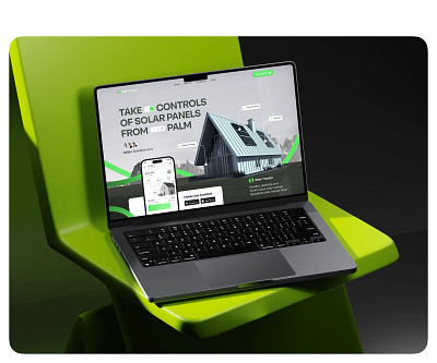 AI Solar Energy Tracker App Design - UI UX app dashboard design mobile app ui