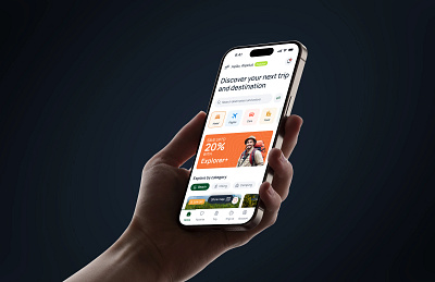 AI Powered Travel Planning App - UI UX & SaaS app branding dashboard design mobile app travel ui