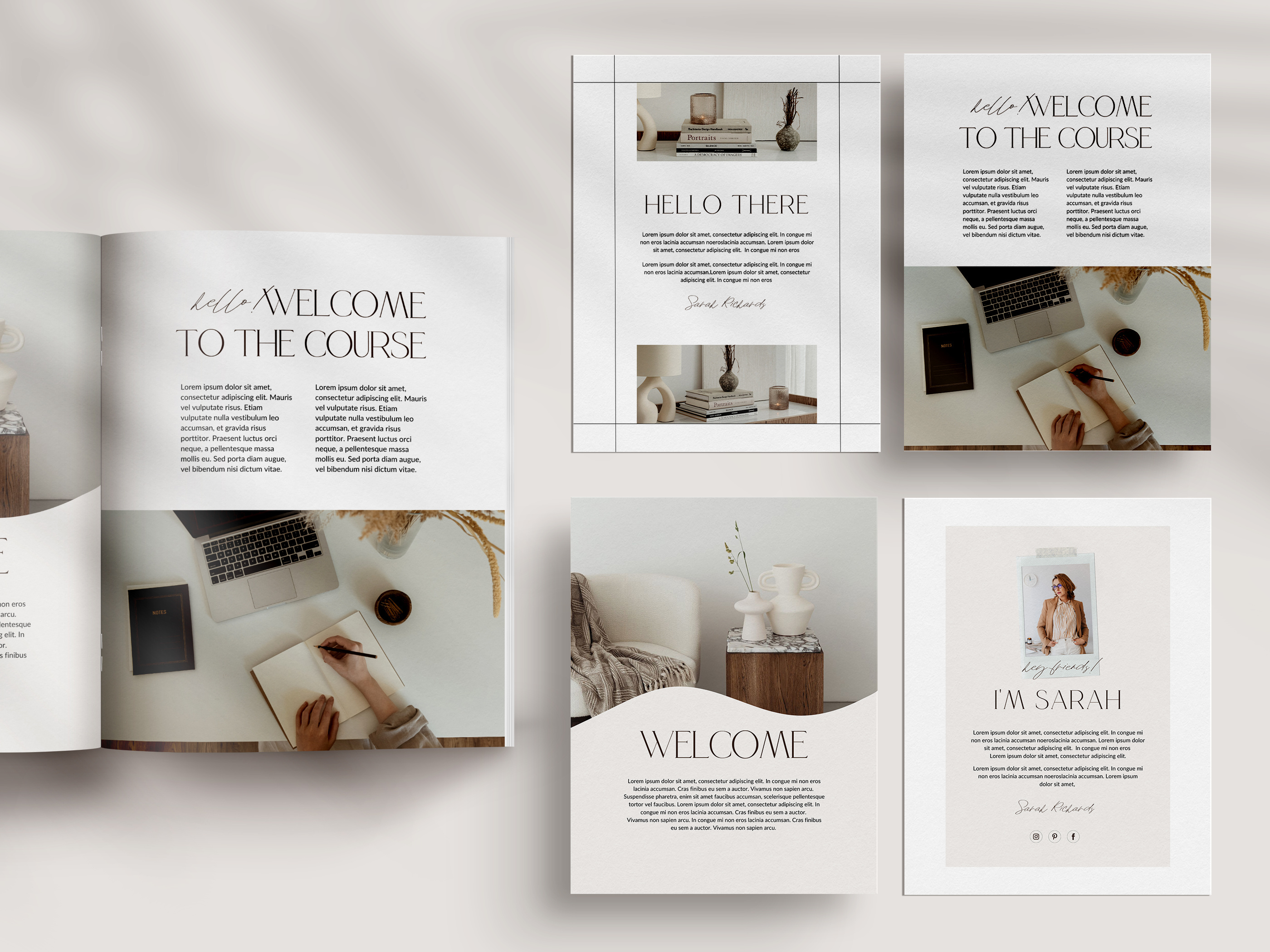 Savanna Workbook Template by Amare Creative on Dribbble