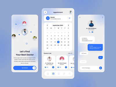 Doctor App app design ui