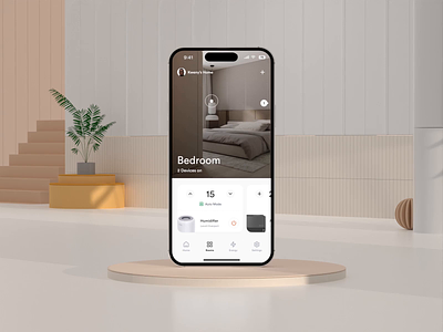 Smart Home Mobile App: Washing Machine 3d animation app automation clean design dynamic island google home ios minimal mobile mobile app remote control smart home smarthome ui ux