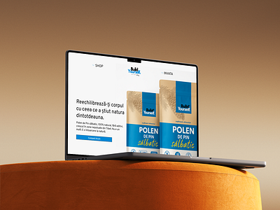 Web Design Landing Page Natural Supplement branding design graphic design illustration instagram logo social media ui ux vector
