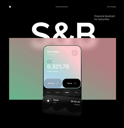 S&B - Financial Assistant for Securities app app design design development finance ui