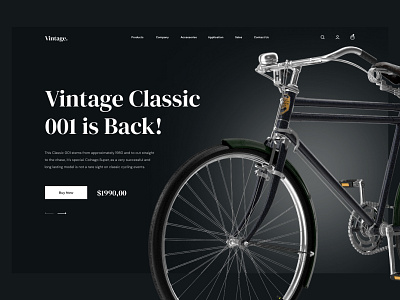 Bicycle Landing Page agency bicycle bike clean cycle design ecommerce figma minimal shop store ui ux web web design