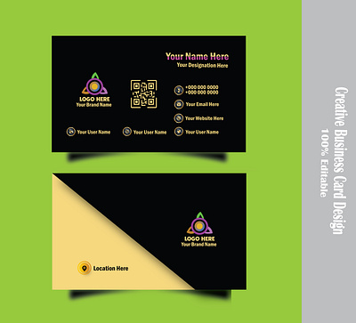 Professional Business Card Template branding business card card creative design graphic design illustration innovative design logo modern design name card personal card print ready file printing private card professional unique design vector visiting card