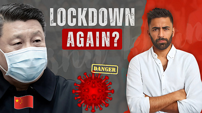 Lockdown YouTube Thumbnail design graphic design graphicdesign thumbnail thumbnaildesign thumbnails youtube youtubethumbnail youtubethumbnaildesign