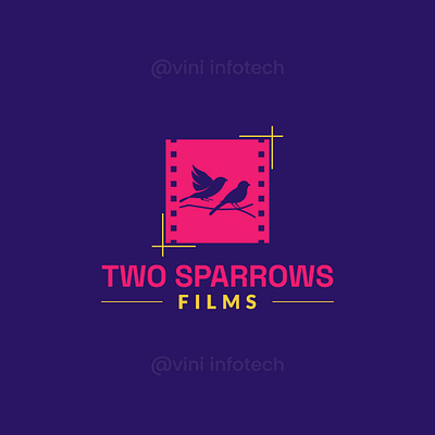 Two Sparrows Films – Logo Design graphic design logo