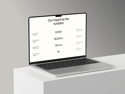 Hulax- website section design eco friendly landing page panel solar solar panel ui ux web design webpage website