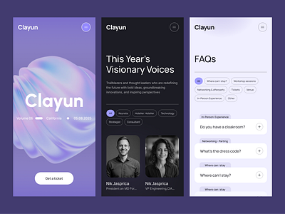 Mobile UI Design app design claystock dashboard mobile splash ui ux