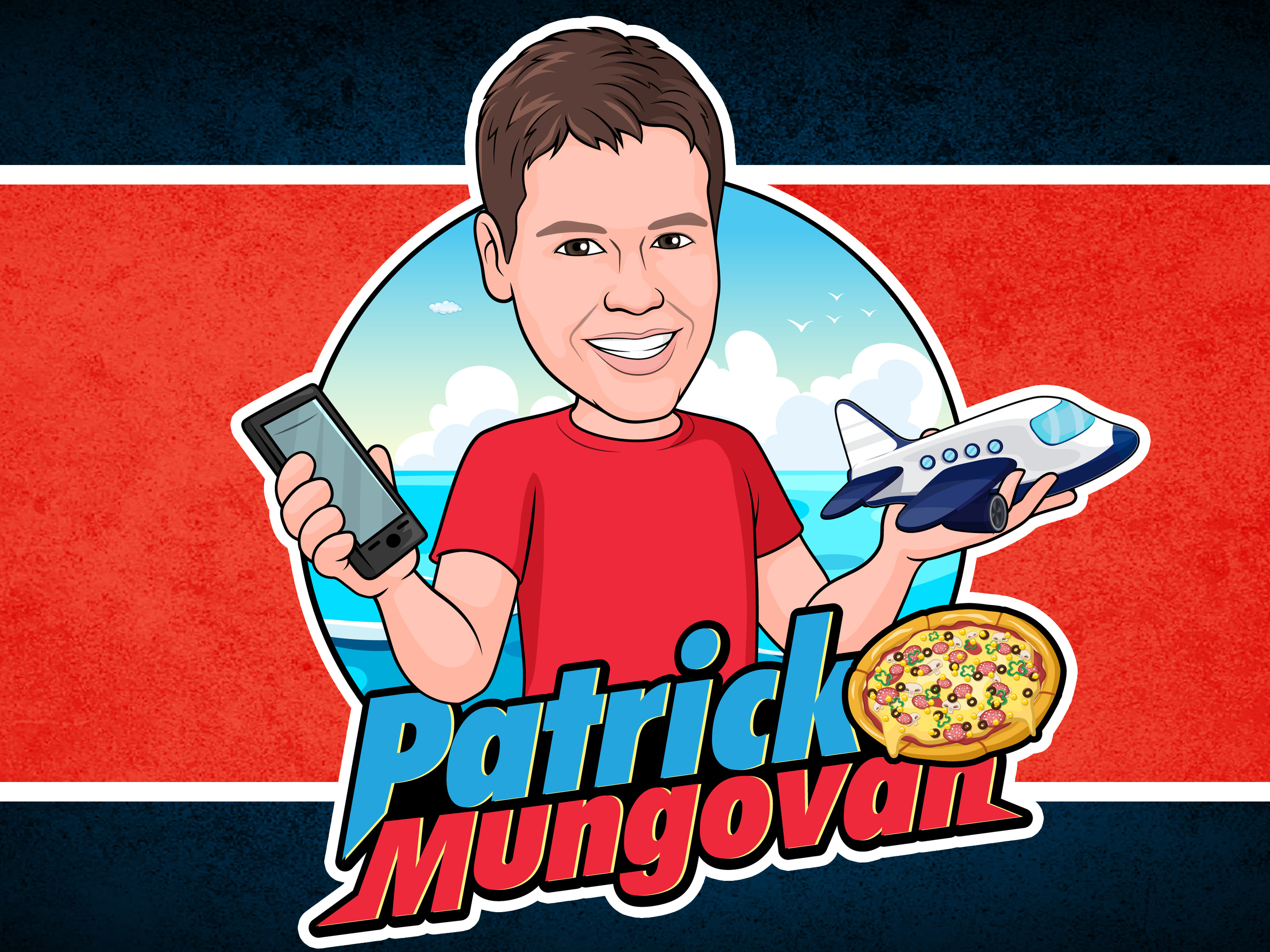 famous blogger, Patrick Mungovan, cartoon logo,cartoon character blogger logo cartoon cartoon blogger cartoon character cartoon design cartoon designer cartoon logo cartoon portrait cartoonsaz character design custom cartoon logo famous cartoon fiverr project logo logo design male influencer patrick mungovan personalized cartoon logo profiles