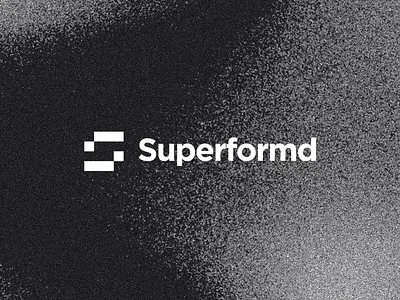 Superformd Logo brand identity branding custom design icon identity letter s logo logo design logodesign logomark mark minimal minimal logo monogram negative space pixel superformd ui