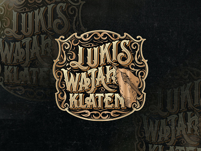 Victorian Logo Lukis Wajah Klaten customlettering design handdrawn handlettering lettering logo logotype rysdsgstd type typography victorian design victorian style victorian type vintage design