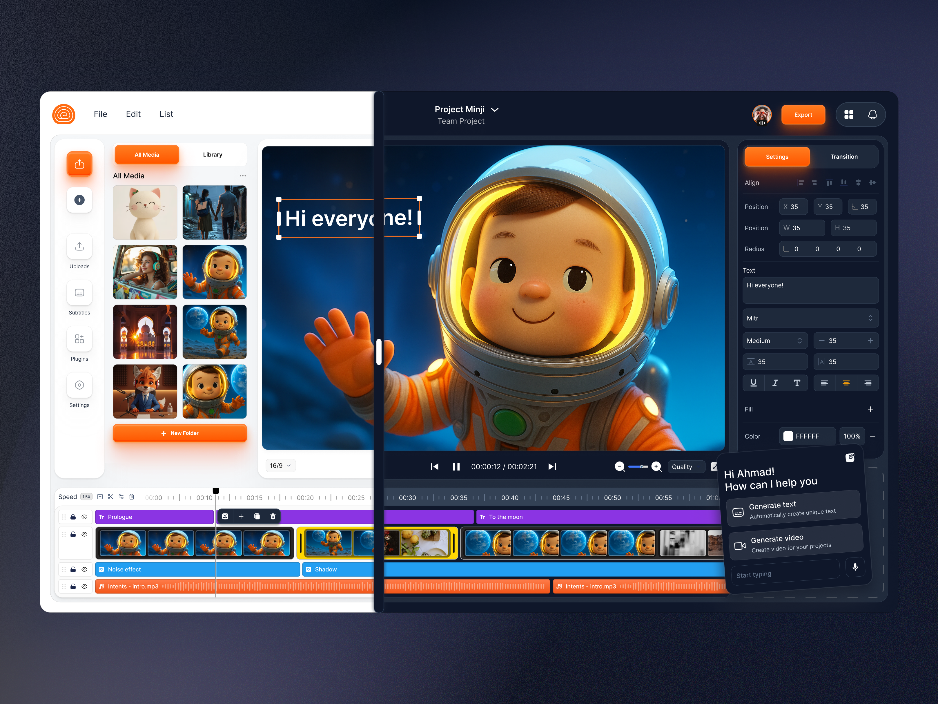 Example of Monthly Subscription