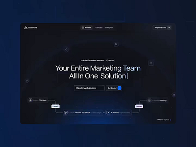 SaaS Marketing Website ai ai marketing ai powered marketing platform ai saas ai saas website artificial intelligence landing page marketing company marketing website motion design motion graphics platform saas saas design saas marketing saas marketing website saas website ui ux web design website design