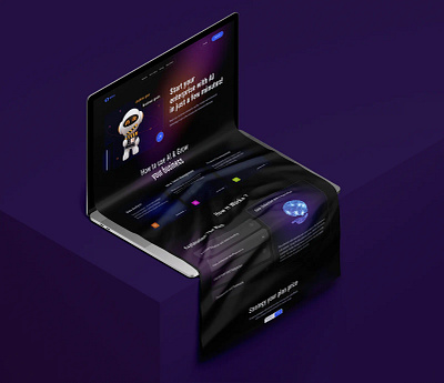 Business Managment Website ai landing page ai tools automation business management clean clean ui dark mode data visualization fintech ui landing page minimal design modern ui product design strategy platform tech startup ui ux ui design web app design web design website design