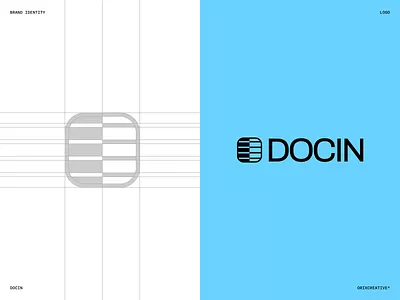 Docin logo Design brand book branding design grid identity logo logo ai logo design logo designer logo mark logo type modern logo typography ui visual identity