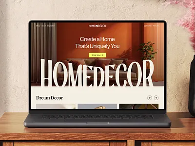Home Decor Ecommerce Website chair decor ecommerce ecommerce website design furniture graphic design homedecor ikea interior landing page luxury marketplace minimalist modern shop ui ux web app web design website