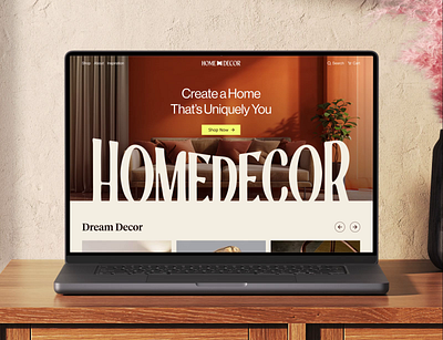 Home Decor Ecommerce Website chair decor ecommerce ecommerce website design furniture graphic design homedecor ikea interior landing page luxury marketplace minimalist modern shop ui ux web app web design website