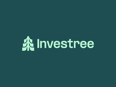 Investree Logo Design brand branding budget design finance financial icon invest investment investor logo logodesign minimal savings tree