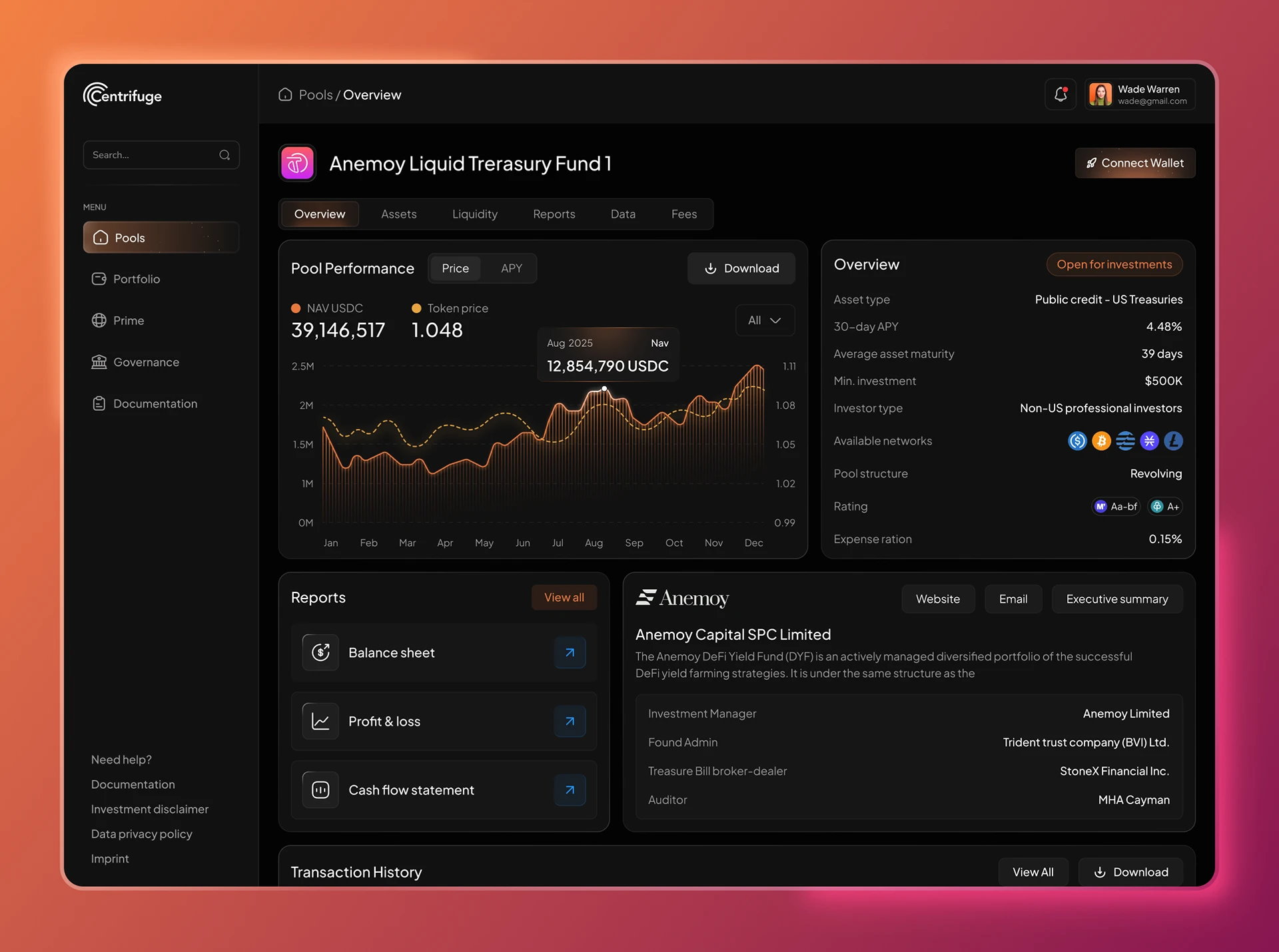 DePIN Crypto Dashboard | AI Agent blockchain crypto dashboard cryptocurrency defai depin crypto depin dashboard depin website liquidity pool dashboard token web design web3 dashboard