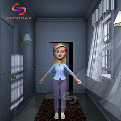 3D Girl Character Design 3d 3d graphics 3d modeing 3d rendering animation design digitalart girl character illustration visualization