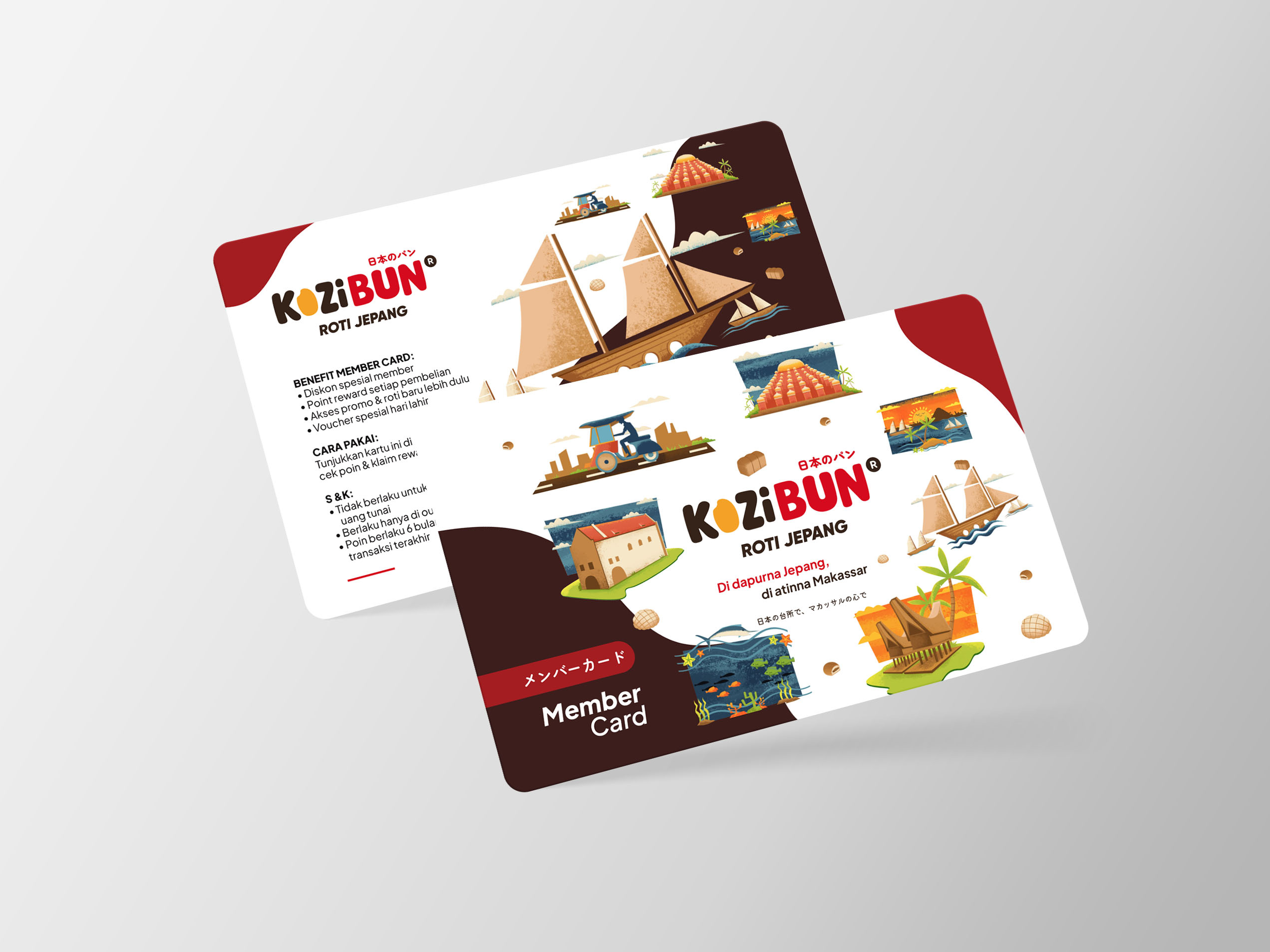 KOZIBUN | Japanese Bread x Makassar Indonesia bakery brand identity brand strategist branding indonesia japanese bread